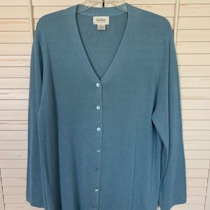 Vintage Neiman Marcus Cardigan Silk Sweater XL
